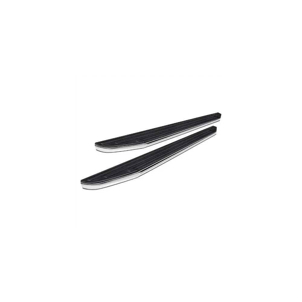Premium Running Boards - Black Aluminum - BLKPR-JPGC79